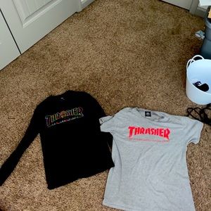 Thrasher shirts 2 shirt bundle real authentic sh